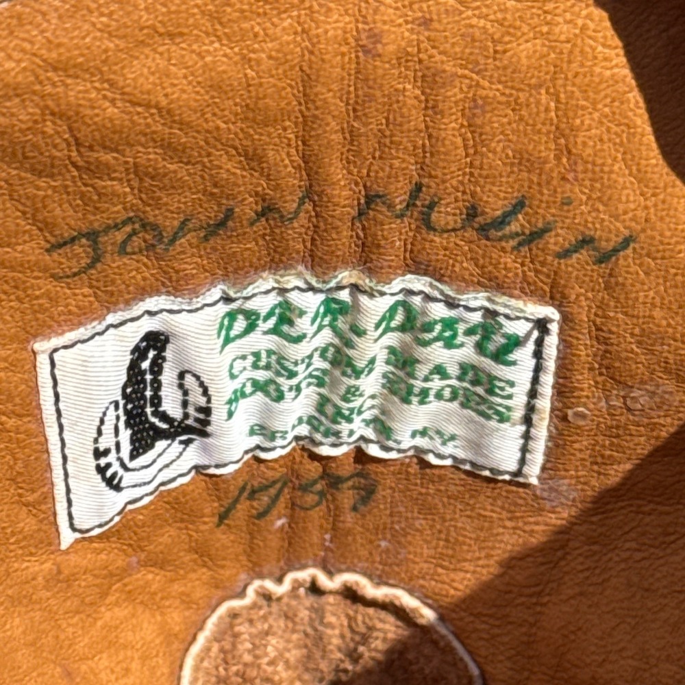 Der-Dau Field Boots Custom Handmade Leather Equestrian Riding Lace Up Cap Toe 12 - Picture 7 of 10